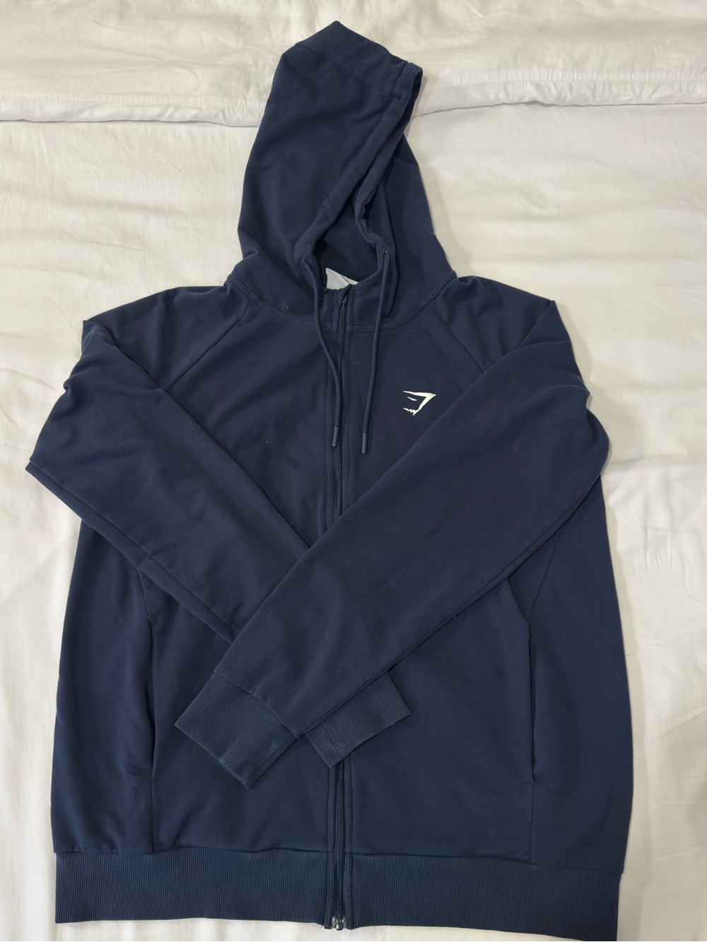 Gymshark navy full zip hoodie